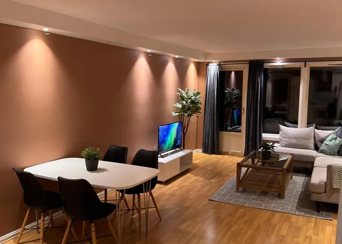 3-Bedroom Apt For 7,Two Baths, Oslo Central